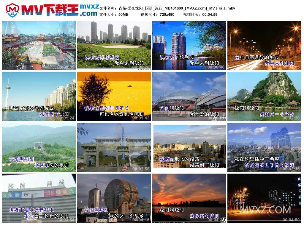 古品-爱在沈阳_国语_流行_MB101800